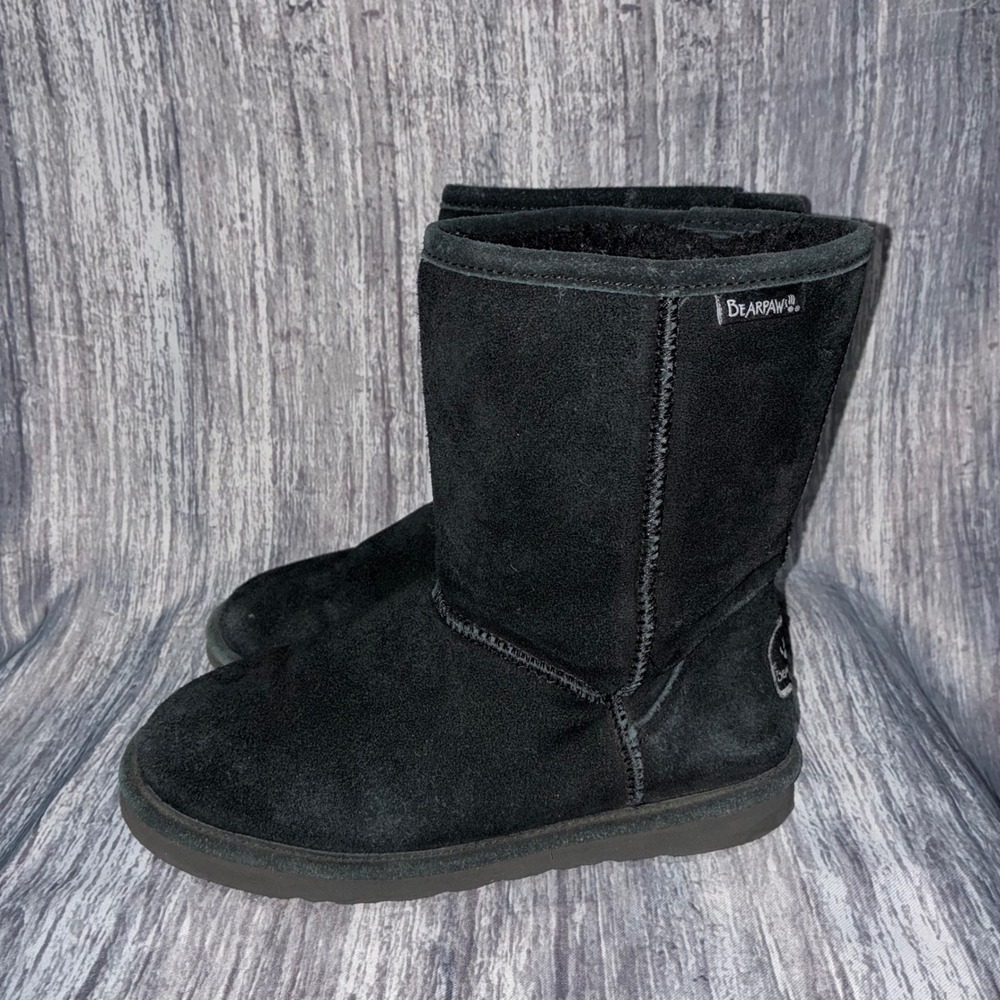 BearPaw Dorado Boots Black Unisex Size 7/8